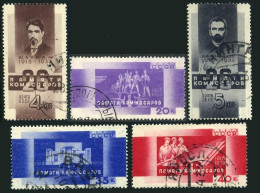 Russia 519-523, CTO. Mi 457-461. Execution Of 26 Commissars At Baku, 15, 1933. - Oblitérés