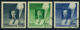 Russia C77-C79, CTO. Michel 892-894. 1934 Stratosphere Disaster, 10th Ann. 1944. - Used Stamps