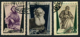 Russia 577a-579a Perf 11,CTO.Michel 536C-538C. Count Leo N.Tolstoy,writer,1935. - Used Stamps