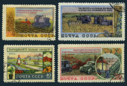 Russia 1739-1742,CTO.Michel 1741-1744. Agriculture-1954:Vegetables,Tractor, - Used Stamps