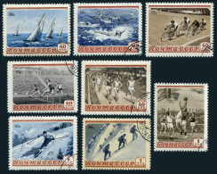 Russia 1710-1717,CTO.Michel 1710-1717. Sport 1954.Sailboat,Cycling,Basketball, - Used Stamps