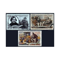 Russia 1619-1621/2-1956, CTO. Mi 1622-1624. Nikolai V.Gogol, 1952. Taras Bulba, - Used Stamps