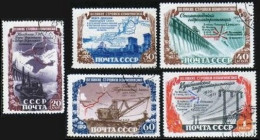 Russia 1598-1602, CTO. Michel 1601-1605. Great Projects Of The Communism, 1951. - Usati