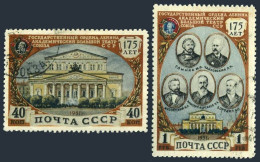 Russia 1553-1554/1,CTO.Michel 1560-1561. Bolshoi Theater.Composers.1951. - Gebraucht