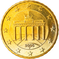 République Fédérale Allemande, 10 Euro Cent, 2005, Stuttgart, SPL, Laiton - Germania