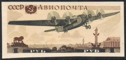 Russia C75 Imperf,MNH.Michel 570. Aviation Exhibition 1937,Moscow. - Nuevos