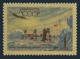 Russia C97,MNH.Michel 1683. Scientific Drifting Station North Pole-6,1956.Camp, - Unused Stamps