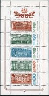 Russia 5523 Ae Sheet,MNH.Michel 5671-5675 Klb. Palace Museums In Leningrad,1986. - Neufs