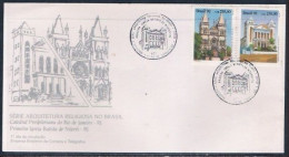 Brasil (Brazil) - 1992 - FDC: Churches & Cathedrals - Yv 2051/52 - Iglesias Y Catedrales