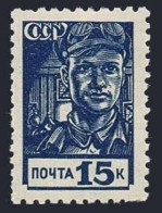 Russia 713, Lightly Hinged. Michel 678 I-A. Definitive 1939. Foundryman. - Unused Stamps