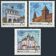 Russia 6175-6177,MNH.Michel 340-342. Moscow Kremlin 1993.Granovitaya Chamber, - Unused Stamps