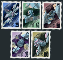 Russia 6138-6142,6143,MNH.Michel 301-305,306 Bl.4.Communications Satellites.1993 - Nuevos