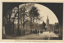 BEAURAING (1932 - 1933) : Route De Rochefort, Entrée Du Pensionnat - Belle Animation - Beauraing