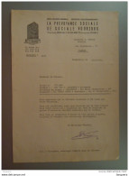 1962 La Prevoyance Sociale De Sociale Voorzorg Brussel Lettre Envoyée Au Notaire à Wasmes - Banco & Caja De Ahorros