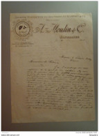 Belgique 1921 Manufacture De Chaussures Champion Le Moulin & Cie Paturages Lettre Envoyée Au Notaire à Wasmes - Kleidung & Textil