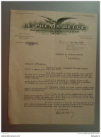 1928 Le Phénix Belge Compagnie D'assurances Anvers Lettre Envoyée Au Notaire à Wasmes - Bank & Versicherung