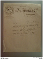 Belgique 1921 Manufacture De Chaussures Champion Le Moulin & Cie Paturages Lettre Envoyée Au Notaire à Wasmes - Kleidung & Textil