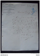 Escanaffles 1898  Sucrerie Lettre - Lebensmittel