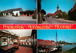 73615300 Hooksiel Nordseebad Friesenkate Nordseebad Gaststube Kirche Fischerboot - Wangerland