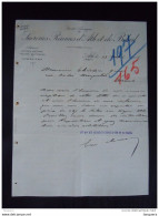Ath 1906 Sucreries Réunies D'Ath Et De Beloeil Lettre - Levensmiddelen