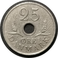 Monnaie 1968 - Danemark - 25 øre - Frederik IX type Avec Trou - Dänemark