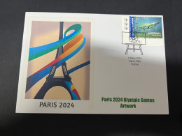 12-3-2024 (2 Y 49) Paris Olympic Games 2024 - 10 (of 12 Covers Series) For The Paris 2024 Olympic Games Artwork - Sommer 2024: Paris