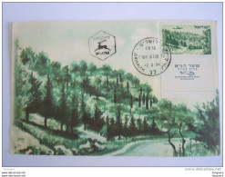 Israel  1954 Maximum Carte Road To Jerusalem Yv PA 11 - Cartes-maximum