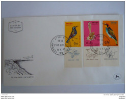 Israel 1963 FDC Oiseaux Birds Yv PA 31 32 33 - FDC
