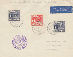 Ned. Indie 1937: Air Mail First Flight Tarakan-Soerabaja - Indonesië