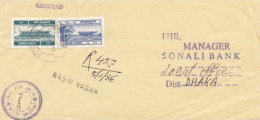 Pakistan: 1986: Nasir Nagar, Registered To Dhaka - Sonali Bank - Pakistan