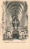 BELGIQUE - Bruges - Intérieur De L'église Notre Dame - Carte Postale Ancienne - Brugge