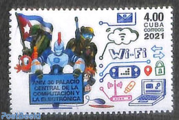 Cuba 2021 30 Years Computer Palace 1v, Mint NH, Science - Computers & IT - Unused Stamps