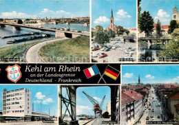 73599915 Kehl Rhein Landesgrenze Deutschland Frankreich Europabruecke Marktplatz - Kehl