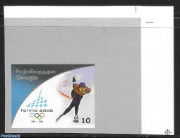Georgia 2006 Olympic Winter Games Torino 1v. Imperforated, Mint NH, Sport - Various - Olympic Winter Games - Skating -.. - Fehldrucke