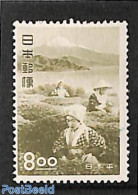 Japan 1951 8.00, Stamp Out Of Set, Mint NH, Various - Agriculture - Unused Stamps