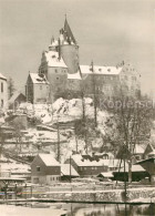 73593309 Schwarzenberg Erzgebirge Blick Zum Schloss Im Winter Handabzug Schwarze - Schwarzenberg (Erzgeb.)