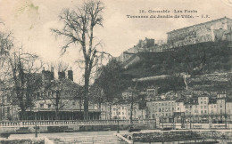 FRANCE - Grenoble - Les Forts - Terrasse Du Jardin De Ville - E R - Vue De L'extérieur - Carte Postale Ancienne - Grenoble