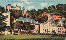 FRANCE - Environs De Grenoble - Uriage - Vue Sur L'établissement Thermal Et Le Château - Carte Postale Ancienne - Grenoble