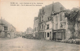 FRANCE - Reims 1919 - Vue Sur Les 6 Cadrans Et La Rue Gambetta - Carte Postale Ancienne - Reims