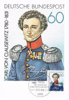 Allemagne Fédérale - 150e Anniversaire De La Mort Du Major-général Carl Von Clausewitz CM 948 (année 1981) - 1981-2000