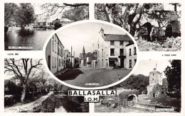 Isle Of Man - BALLASALLA - The Village - The Lake, Silverdale - Monk's Bridge - Rushen Abbey - Rushen Abbey Drive - Insel Man