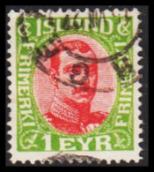 1921. King Christian X. 1 EYR Cancelled In Norge Vith BERGEN. (Michel 83) - JF543217 - Used Stamps