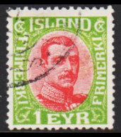 1921. King Christian X. 1 EYR. (Michel 83) - JF543219 - Used Stamps