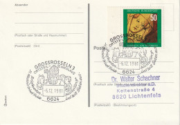 E 802) 6624 GROSSROSSELN 3 SoSt St. Nikolaus 6.12.1981, Ausstellung, N. Verteilt Gaben - Altri & Non Classificati