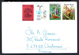 COURRIER DE LA BELGIQUE - ORCHIDÉE - RAPACE - MILÉNAIRE DE BRUXELLES - Storia Postale