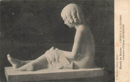 ARTS - Sculptures - L'enfant à La Colombe - Eugène Bourgouin - Musée De Reims - Carte Postale Ancienne - Sculture