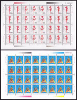 China 1998/1998-1 Zodiac/Year Of Tiger Stamp Full Sheet 2v MNH - Blocchi & Foglietti