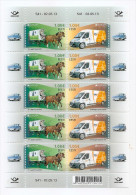 Estonia 2013 Europa CEPT, Postal Vehicles, Transport, Cars , Horse Stamp Mini Sheet  MNH - Estland