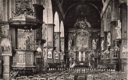 FRANCE - Fougeres - Intérieur De L'église Saint Sulpice - Carte Postale Ancienne - Fougeres