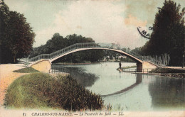 FRANCE - Chalons Sur Marne - Vue Sur La Passerelle Du Jard - Colorisé - LL - Carte Postale Ancienne - Châlons-sur-Marne